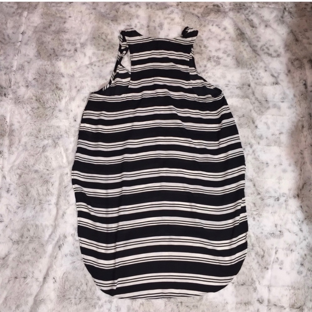 Striped Racer Back High Low Tank - Picture 4 of 5